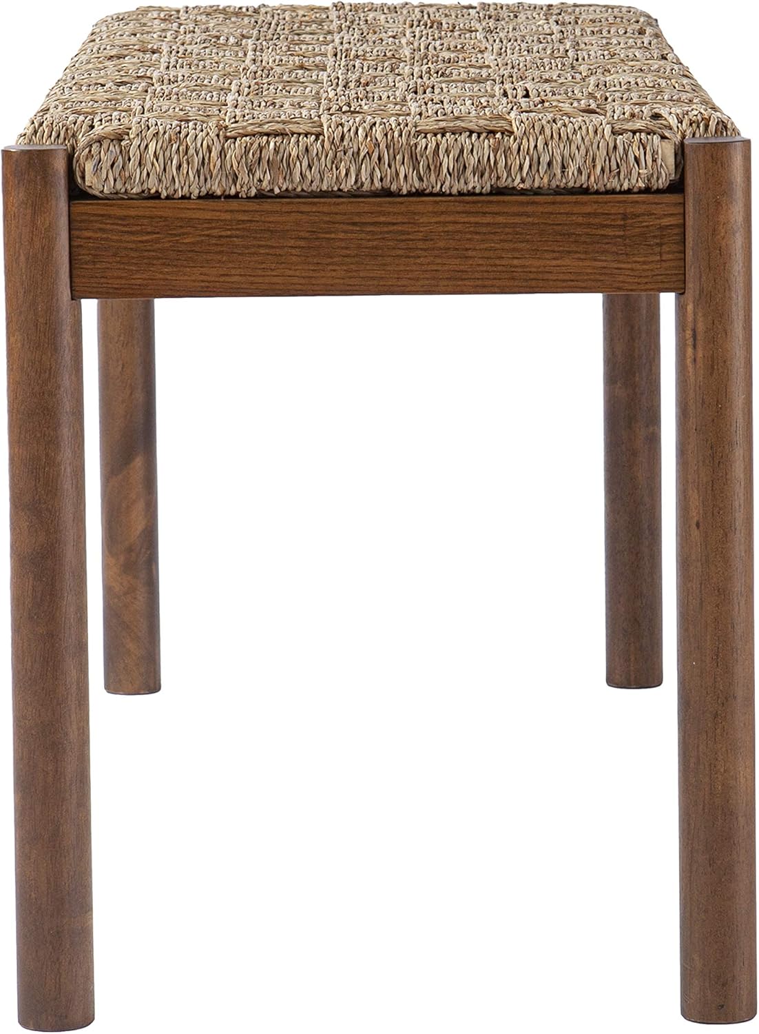 SEI Furniture Scalby Seagrass Bench, Brown/Natural