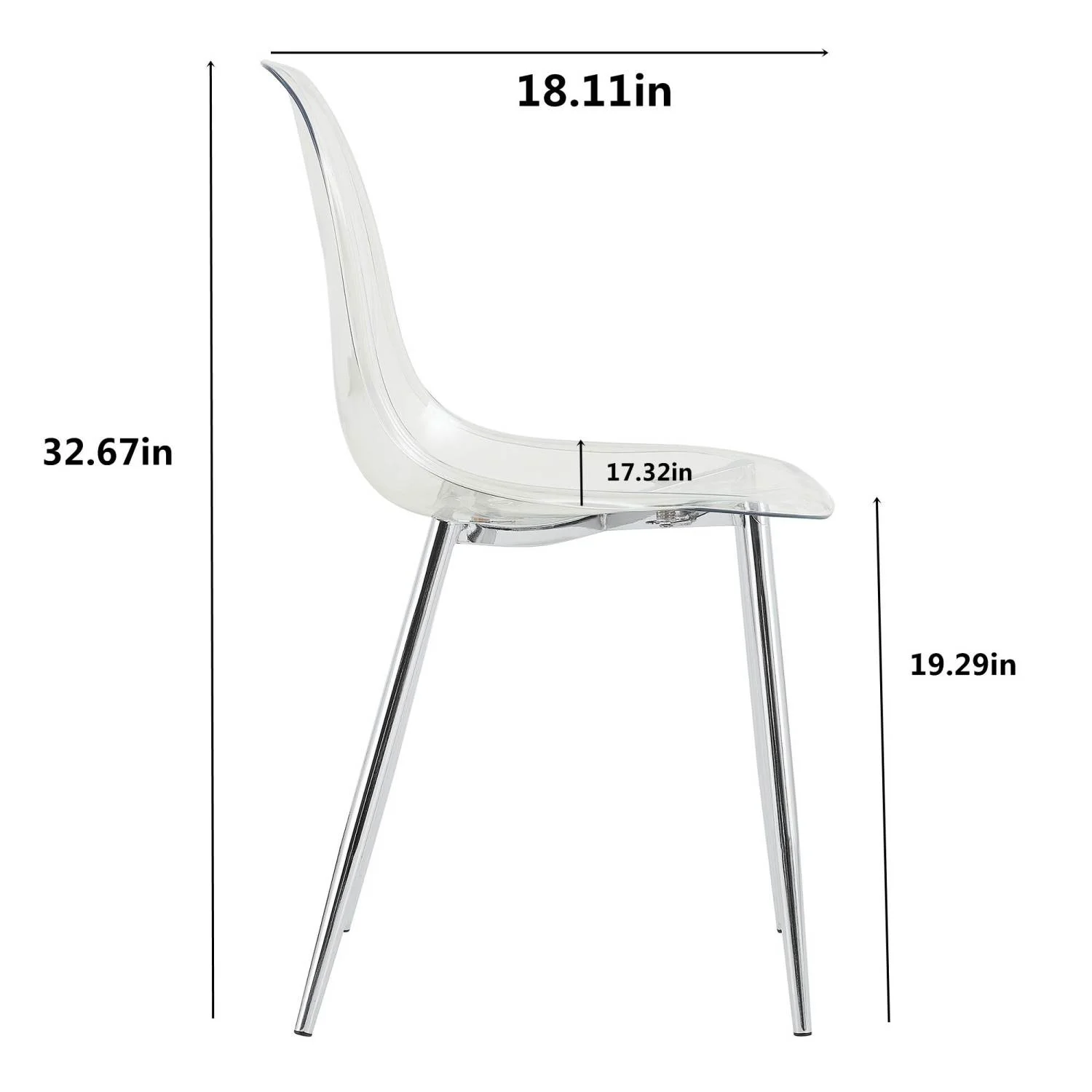Holaki 1 Table and 4 Chairs Set. Glass Dining Table, 0.31 "Tempered Glass Tabletop and Wood Grain Metal Table Legs . Table Size: 47" W x 31"D x 30" H