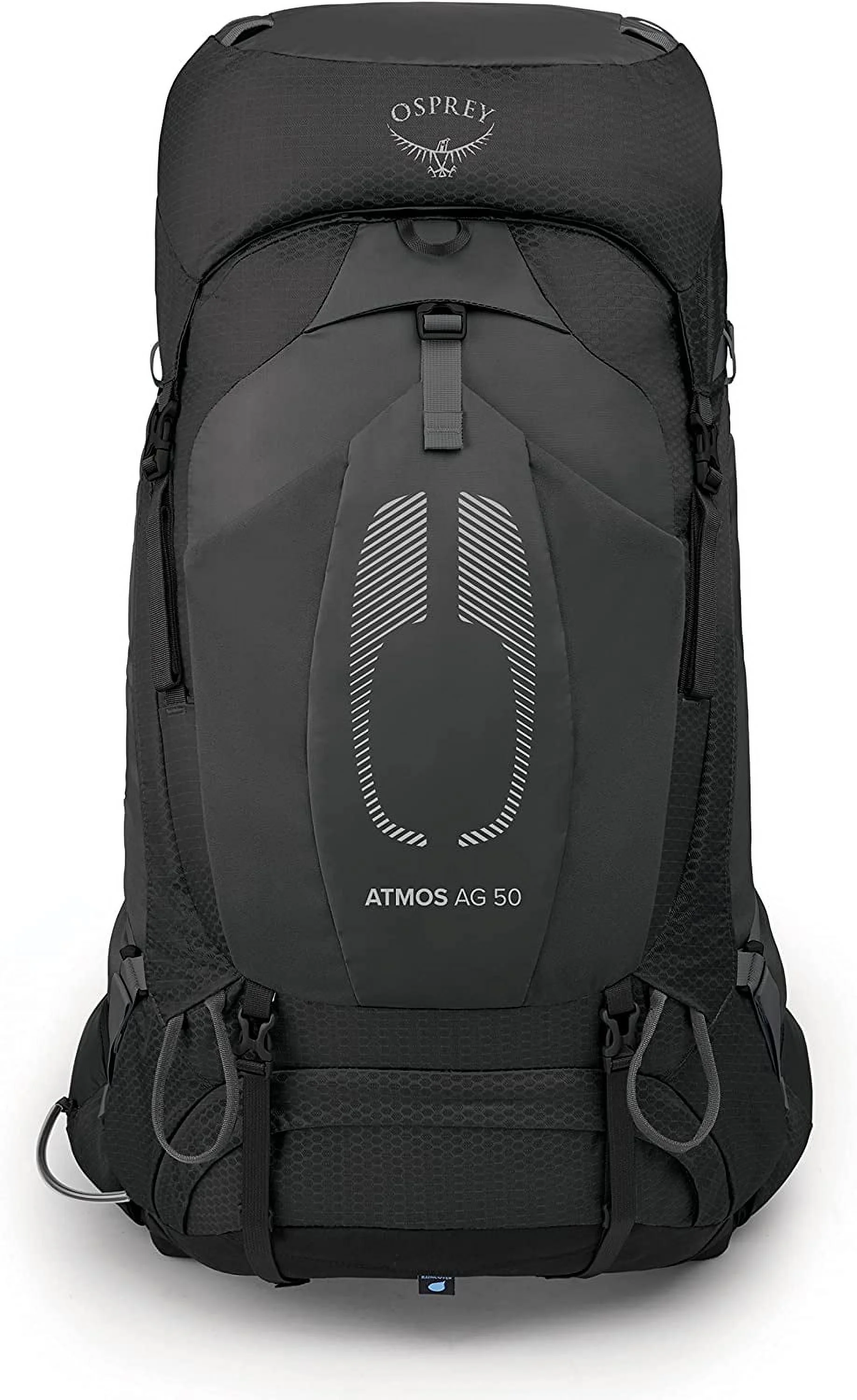 Osprey Atmos AG 50 Backpack Color: Black, Size: L/XL