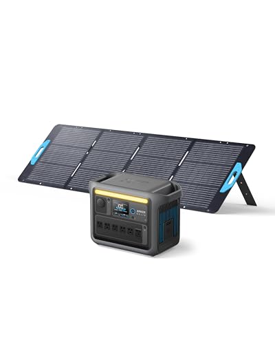 Anker SOLIX C1000 Portable Power Station, 1800W (Peak 2400W) Solar Generator, Full Charge in 58 Min, 1056wh LiFePO4 Battery for Home Backup
