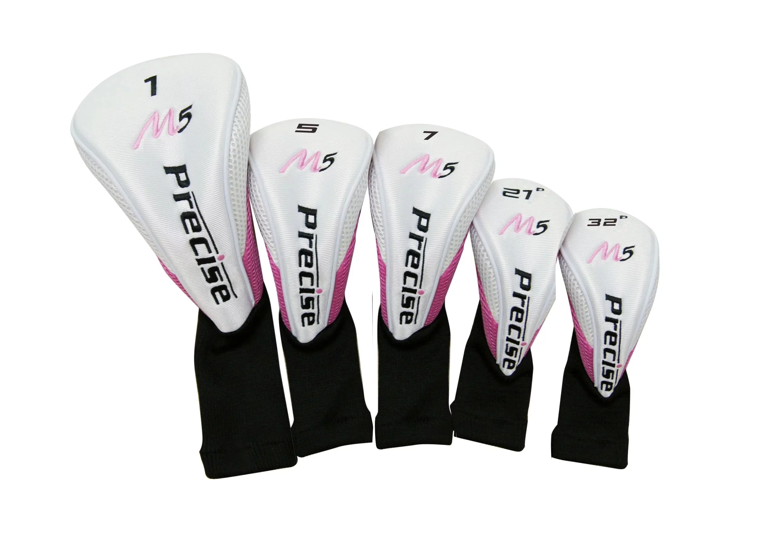 Precise M5+ Ladies 17 Piece Complete Right Hand Womens Golf Clubs Set w/ Cart Bag - 2 Color Options!