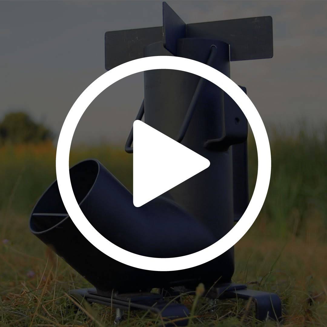 Camping Rocket Stove with Free Carrying Bag