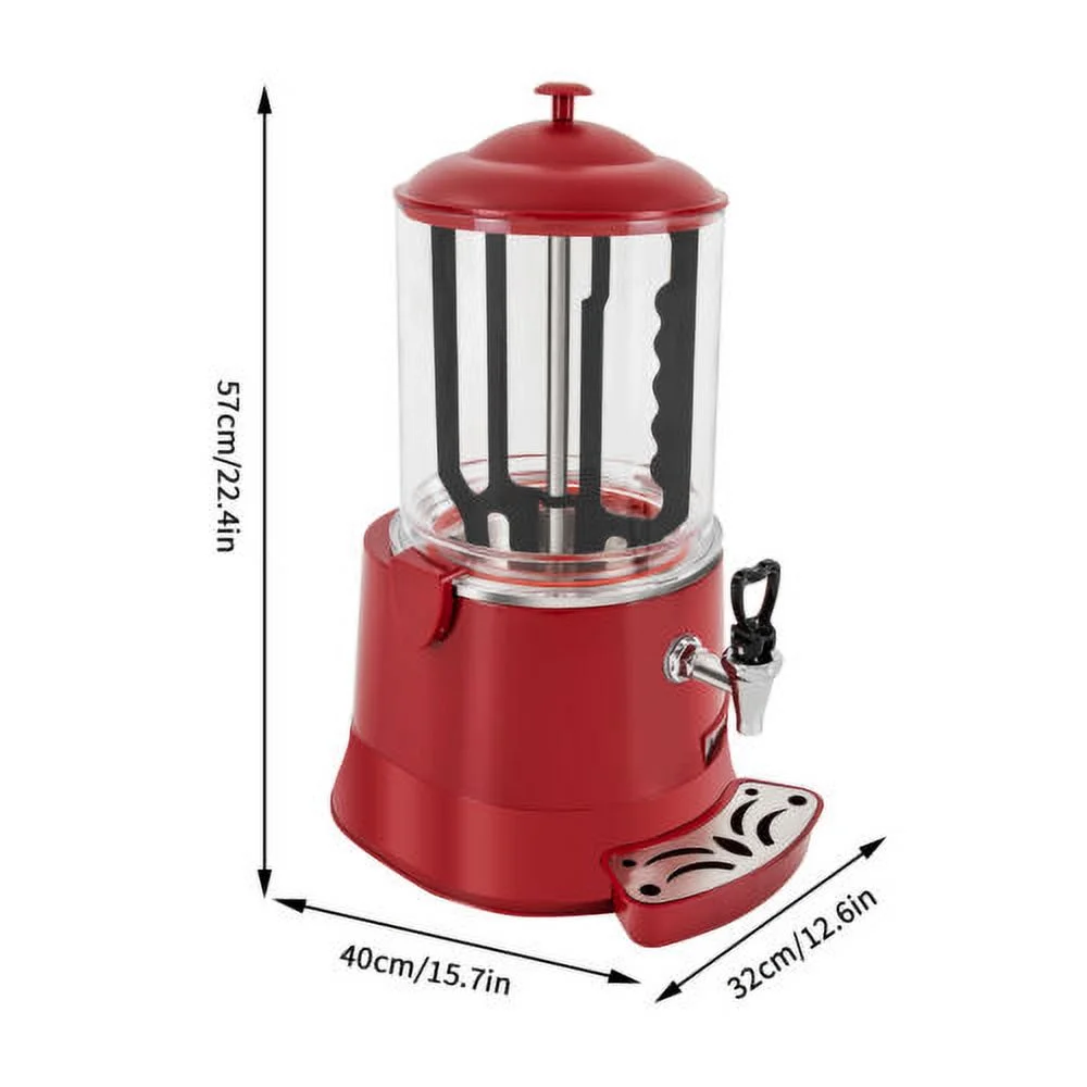 Commercial Hot Chocolate Dispenser Beverage Warmer Machine for Juice Milk 10L