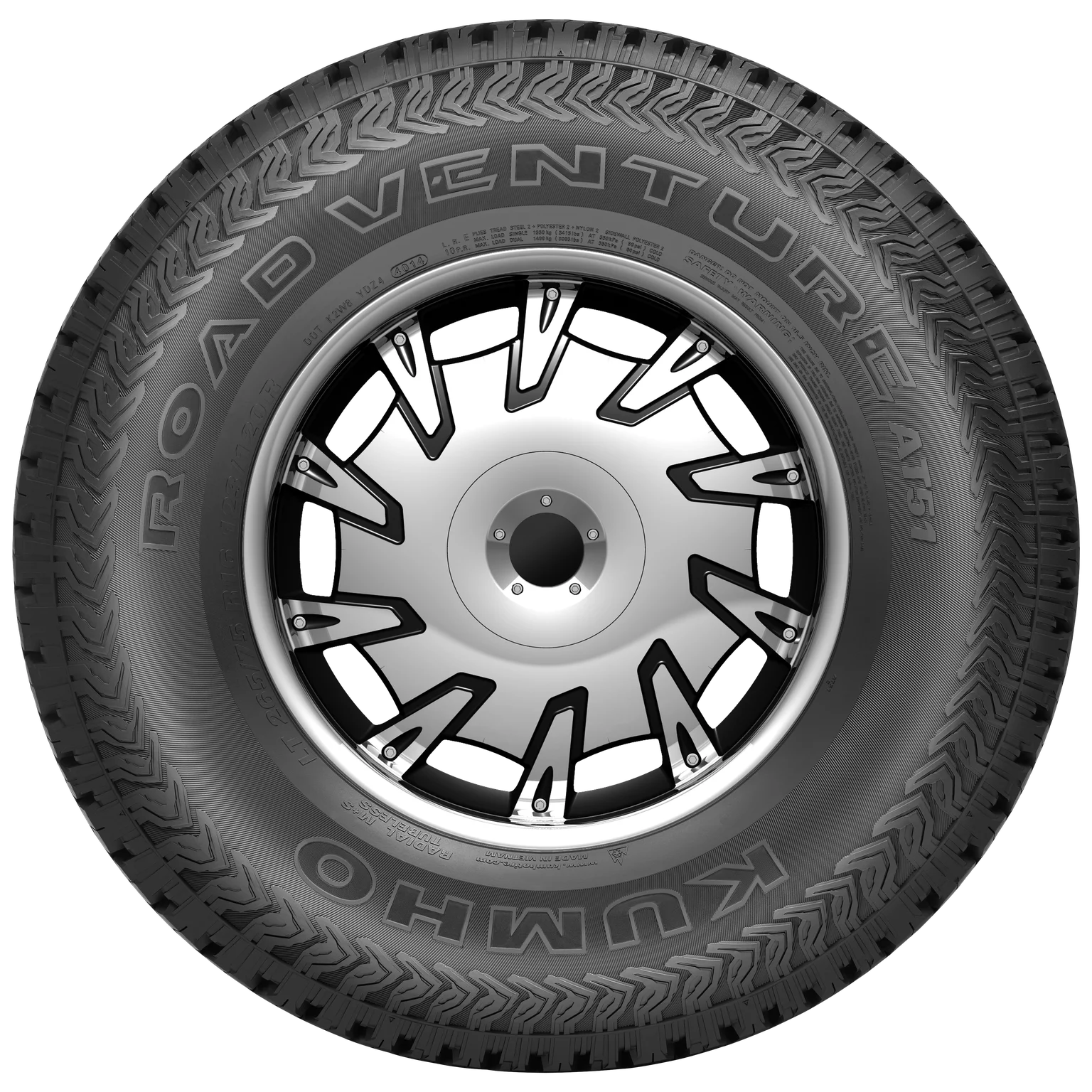 Kumho Road Venture AT51 All-Terrain Tire - 275/60R20 114T