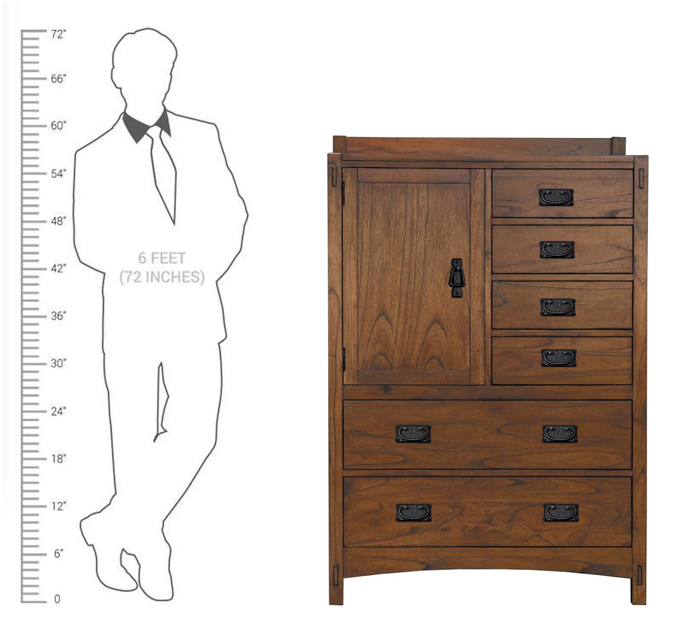 A-America Mission Hills Armoire