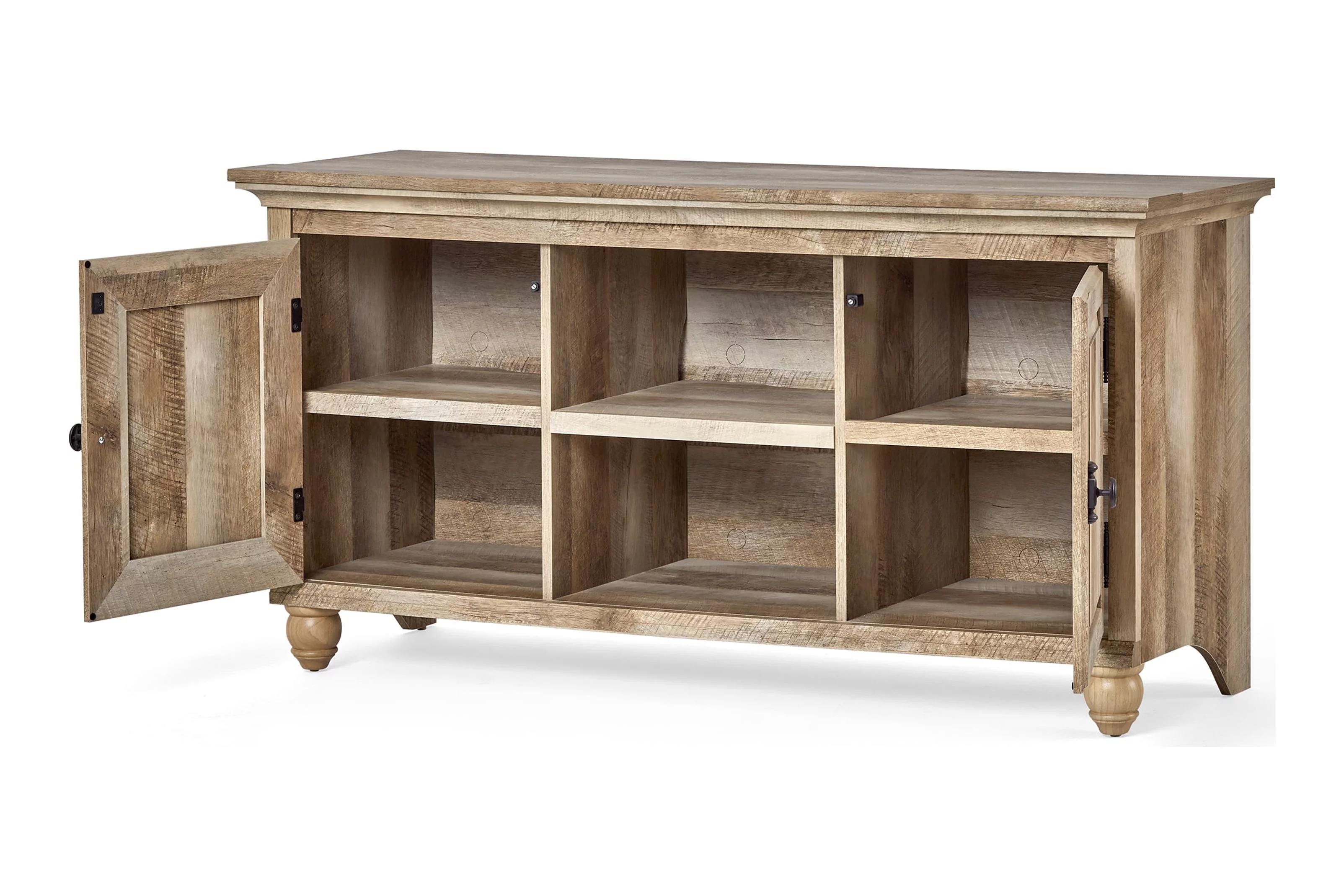 Better Homes & Gardens Crossmill TV Stand for TVs up to 65", Weathered Finish