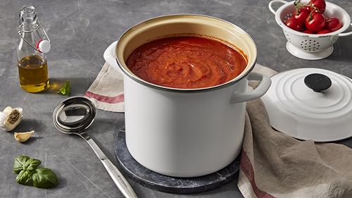 Le Creuset Enamel on Steel Stockpot, 10 qt., Olive
