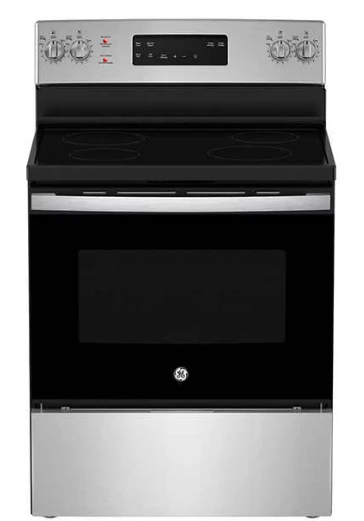 GE 30 in. 5.0 cu. ft. Electric Freestanding Range - JCB630SVSS