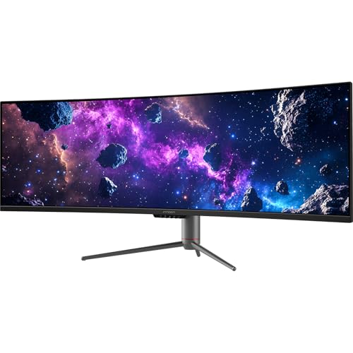 INNOCN 45C1R 45 Inch 5120 x 1440p Ultrawide Curved Gaming Monitor, R1500, HDR400, USB Type-C 90W Power Delivery, PIP/PBP, Built-in Speaker