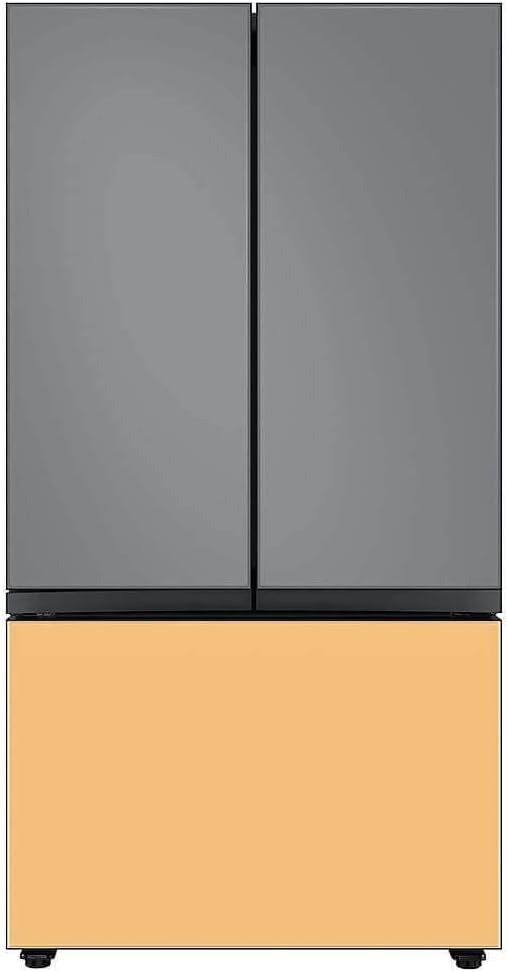 Samsung RAF18DU331 Bespoke 3-Door French Door Refrigerator Panel - Top Panel - Gray Glass