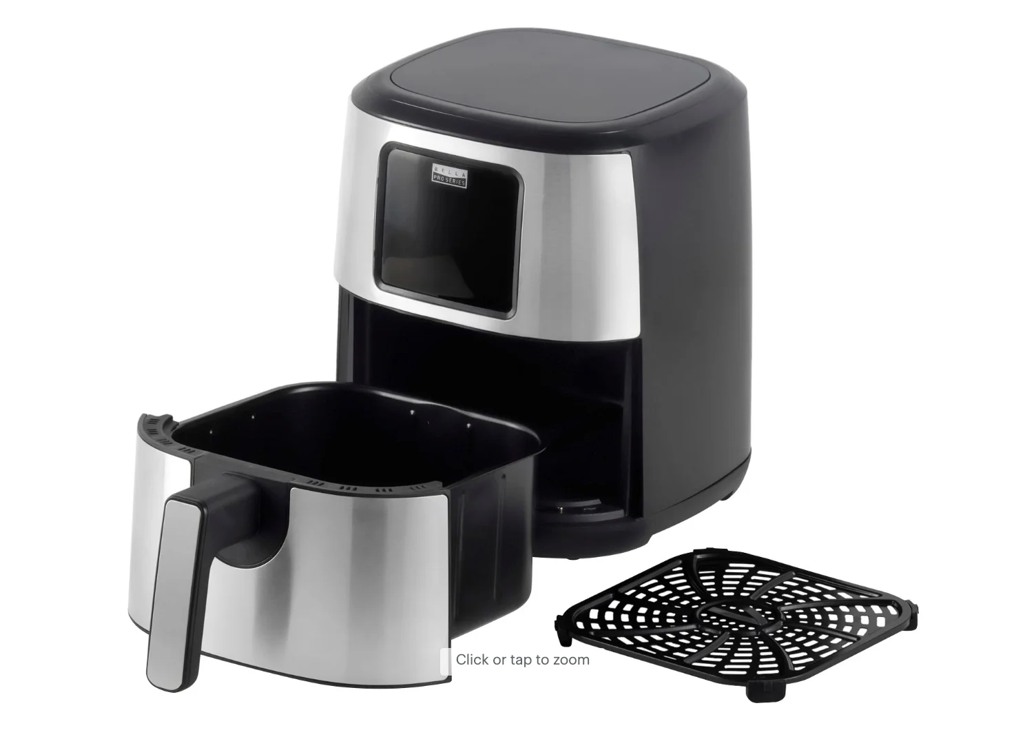 Bella Pro Series - 4.2-qt. Digital Air Fryer with Stainless Steel Finish - Stainless Steel
