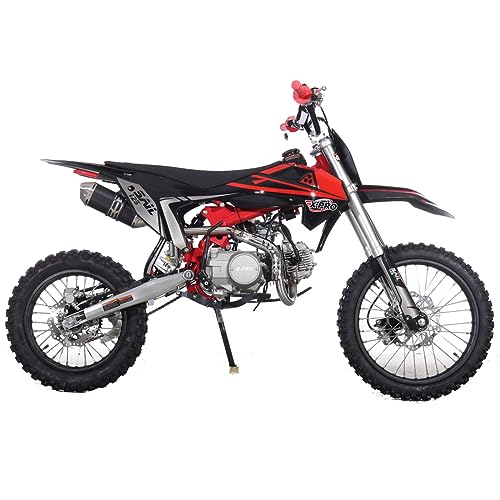 X-PRO Sail 125cc Zongshen Brand Engine Dirt Bike with 4-Speed Manual Transmission! Kick Start, Big 17"/14" Tires! (Orange)