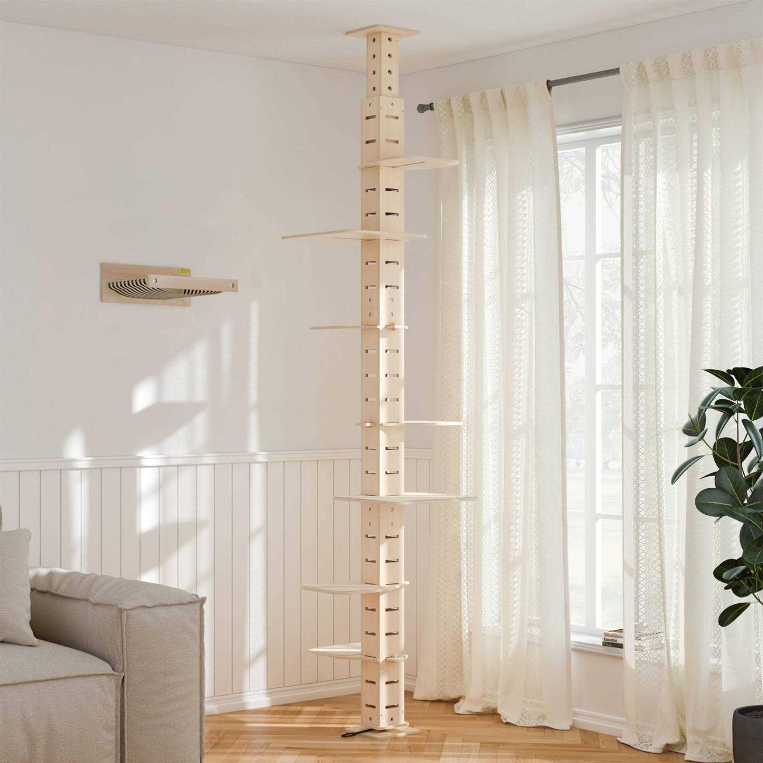 Coziwow 114 in. H Floor-to-Ceiling Cat Tree - Pet Supplies online store