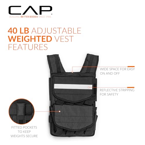 CAP Barbell Adjustable Weighted Vest | Various Sizes