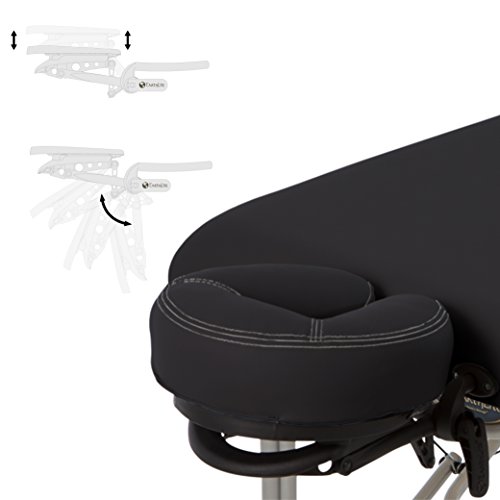 EARTHLITE Portable Massage Table LUNA - Ultra-Lightweight, Patented Aluminum Reiki Frame incl. Flex-Rest Face Cradle & Carry Case (29lb)