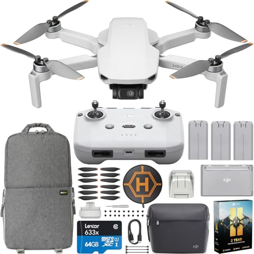DJI Mini 2 SE Camera Drone Quadcopter with RC-N1 Remote Controller, QHD Video, 10km Transmission, Under 249g, Return to Home