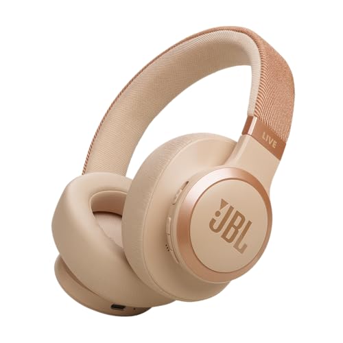 JBL Live 770NC - Wireless Over-Ear Headphones with True Adaptive Noise Cancelling with Smart Ambient, Up to 65 Hours of Battery Life