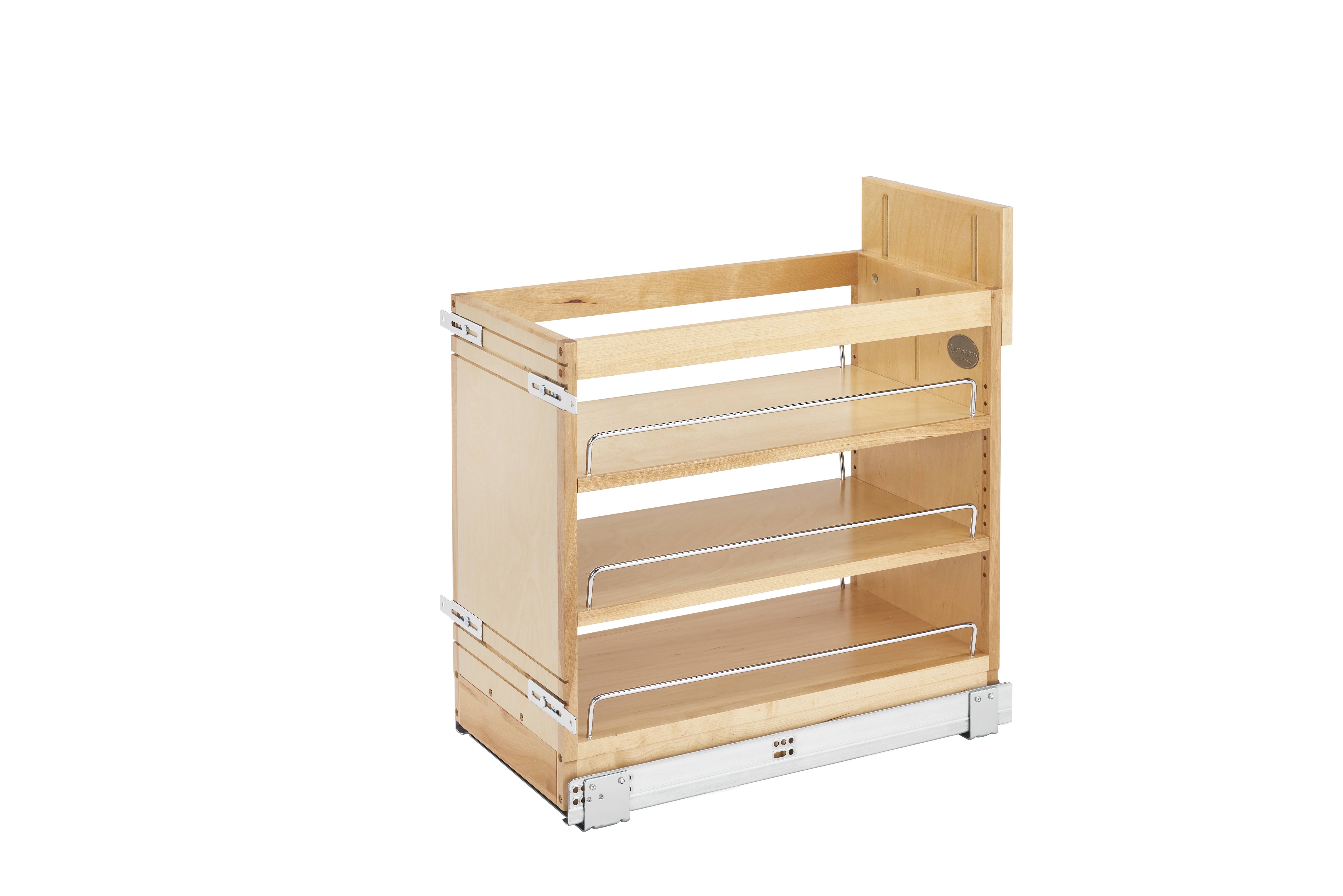 Rev-A-Shelf 448-BDDSC-11C 11 inch Door/Drawer Base Soft Close Cabinet Organizer