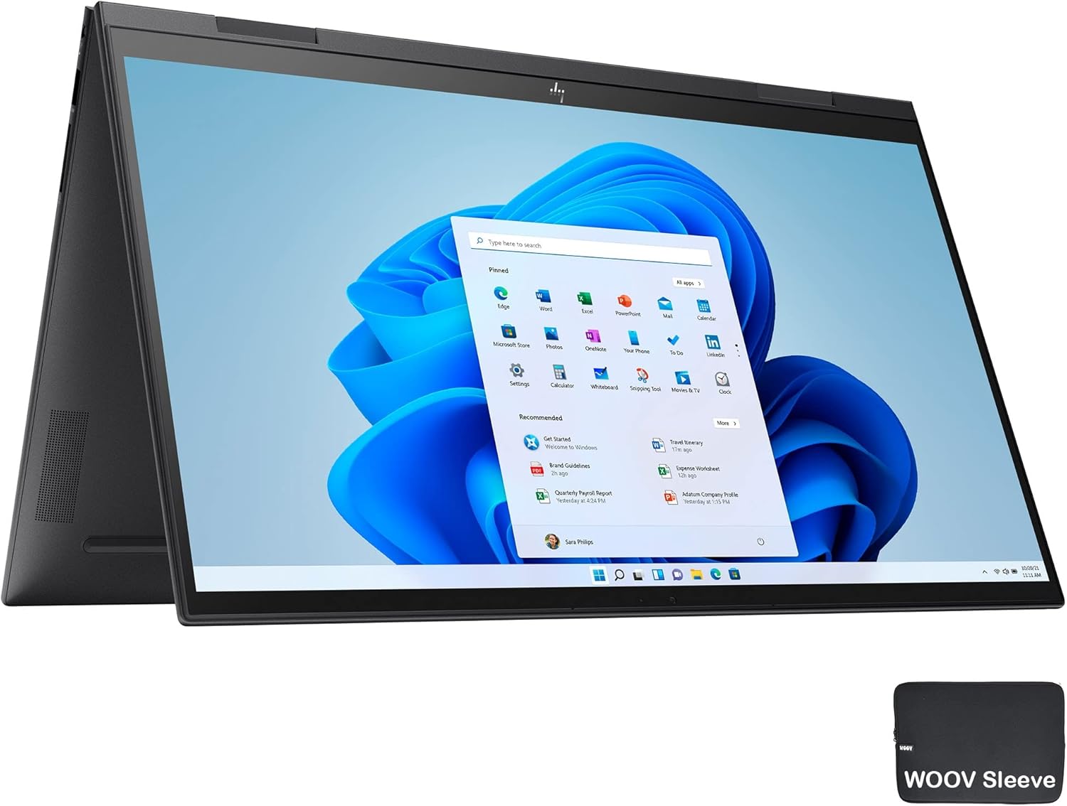 HP Envy X360 2-in-1 15.6 Inch FHD Touchscreen Laptop, AMD Six-Core Ryzen 5 5500U (Beat i7-7500U), 16GB RAM, 512GB PCIe SSD, Backlit Keyboard