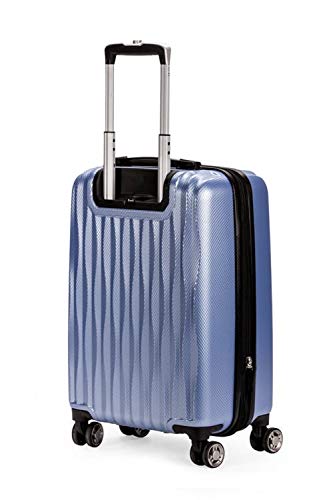 SwissGear 7272 Energie Expandable Hardside Luggage with Spinner Wheels and TSA Lock, Gunmetal, Carry-On 19-Inch