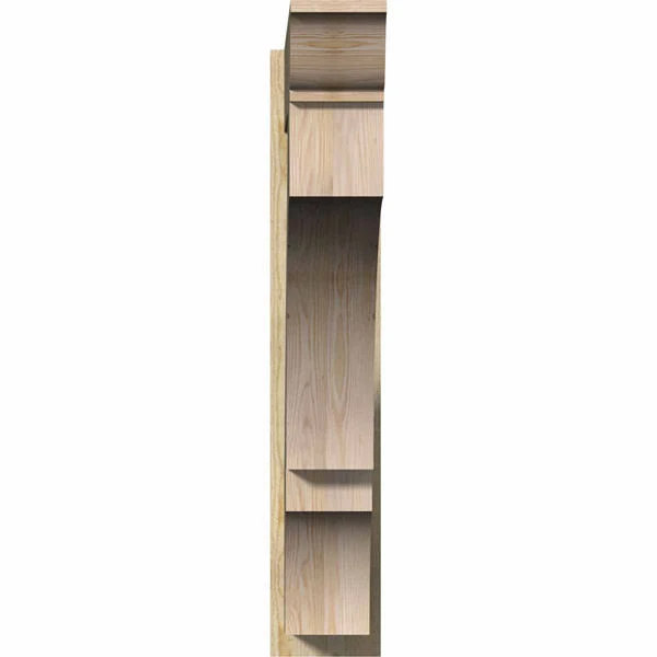 8x22W x 44x22D x 44x22H Balboa Rough Sawn Traditional Outlooker, Douglas Fir