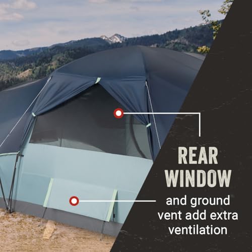 Coleman Skydome XL Large Family Tent with 5 Minute Setup, Weatherproof 8/12 Person Tent with Rainfly & Carry Bag, Fits Multiple Queen Airbeds