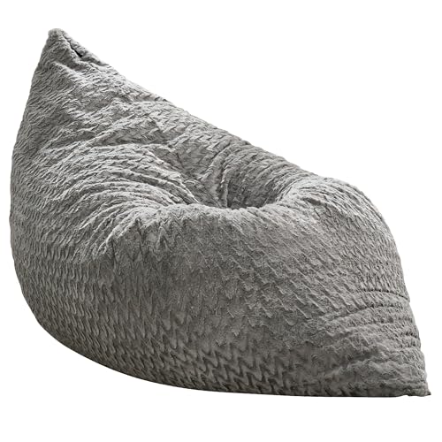 Hobestluk 3 in 1 Bean Bag Chair Giant Bean Bag Chairs Convertible Bean Bag Floor Cushion with Machine Washable Cover