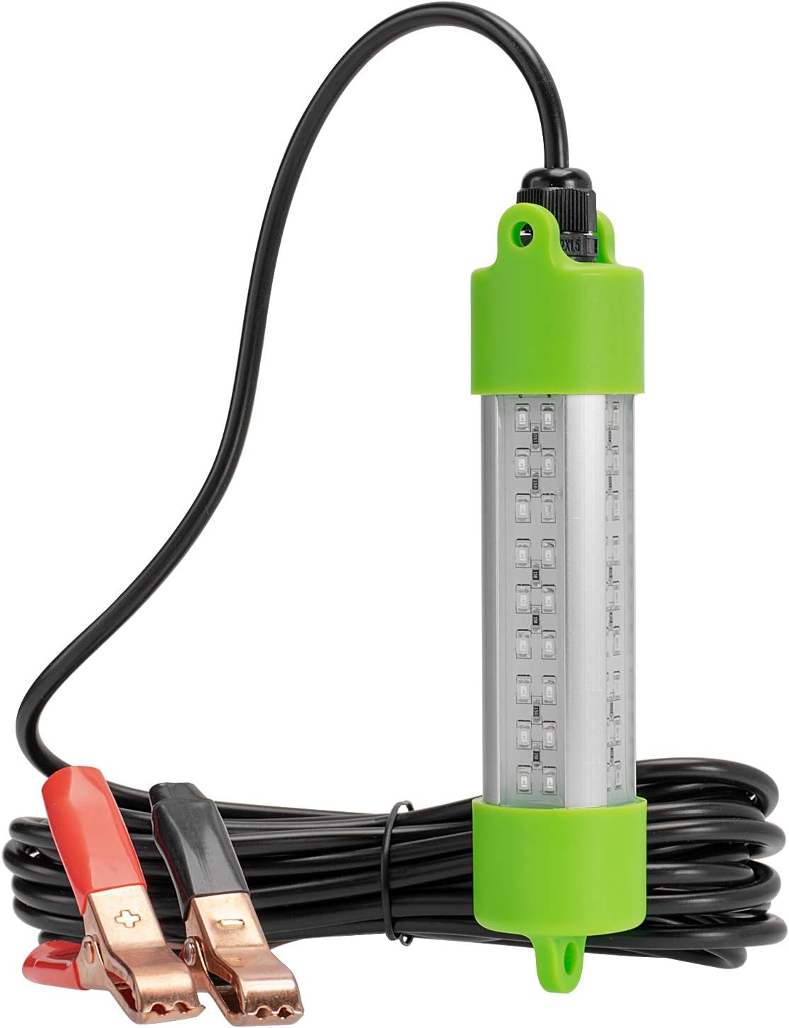 SF 12V 18/45/70W 108 LED Bait Submersible Fishing Light Underwater Crappie Lure Green Night Fishing Finder Pack of 2