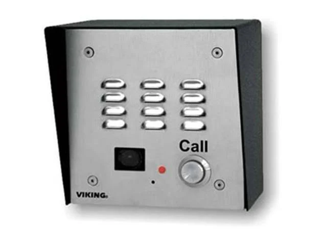Viking Electronics E-35-EWP Video Intercom System with 1 cameras and Two-Way Audio - Video intercom system wired