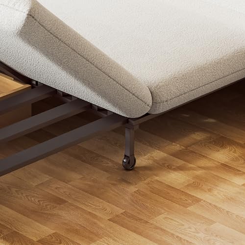 Sleeper Sofa Bed - 3 in 1 Sofa Bed Futon Sofa Convertible Queen Size Pull Out Sleeper Couch Bed with Storage Chaise for Living Room