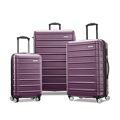 Samsonite Omni 2 Hardside Expandable Luggage with Spinner Wheels, 2-Piece Set (19/24), Lagoon Blue