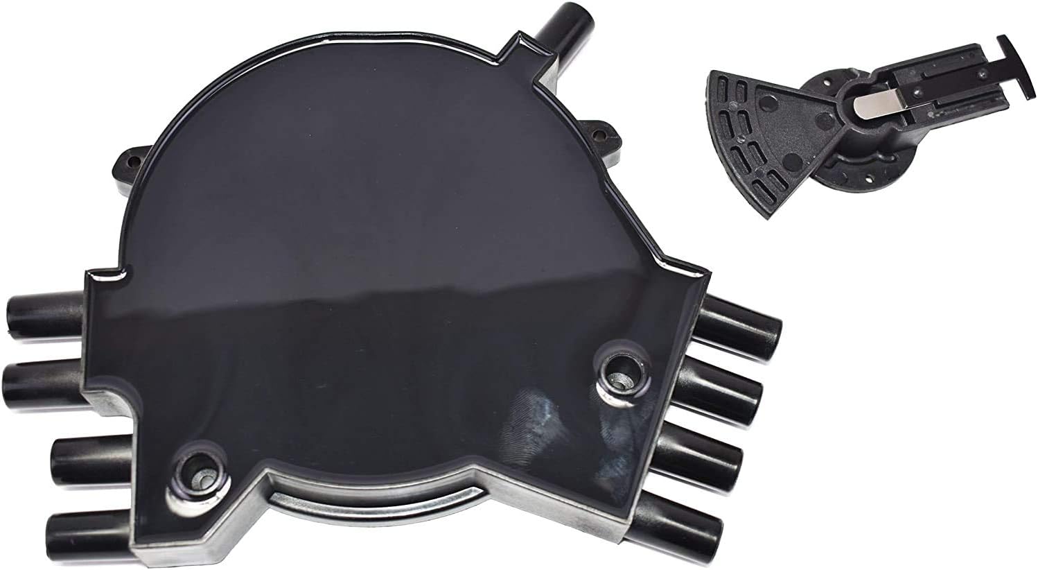 A-Team Performance - Optispark Distributor Cap, Rotor, Remote Ignition Coil Tune Up Kit, and 8.0mm Spark Plug Wires Kit