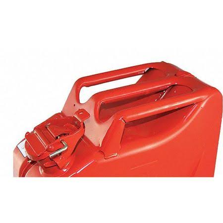 Wavian Authentic Carb Fuel Jerry Can with Spout, Red, 5.3 Gallon