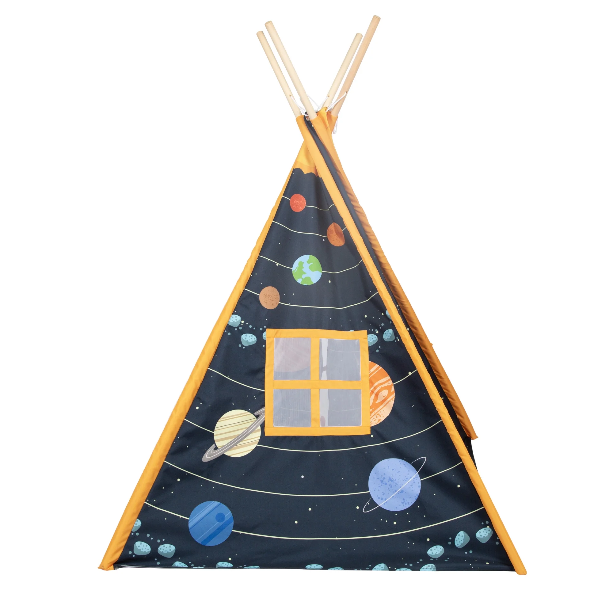 Pacific Play Tents 31602 Out Of This World Teepee Kids Camping Indoor/Outdoor Play