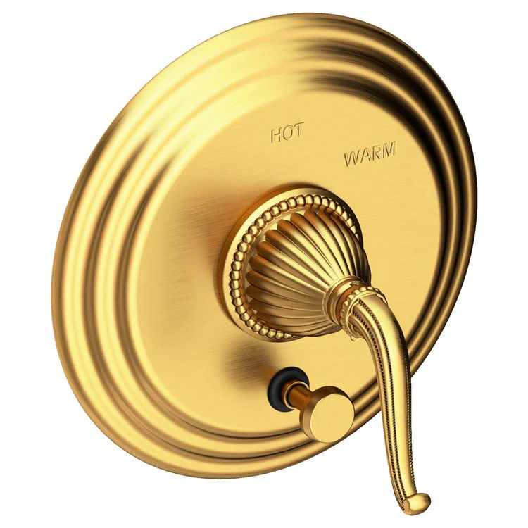 Alexandria Pressure Balance Tub/Shower Valve Trim Only with Lever Handle - Polished Gold PVD