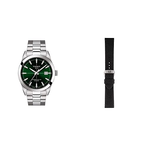 Tissot Men's Gentleman Auto Swiss Automatic Dress Watch with Stainless Steel Strap