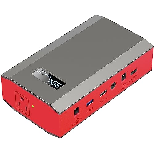 Portable Power Bank with AC Outlet 65W 110V External Battery Pack