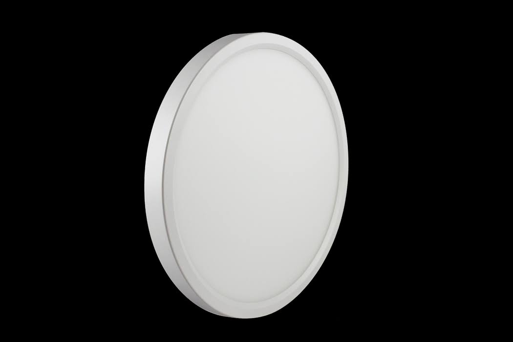 7x22 LED Slimline Round Surface Fixture 3000K Universal Voltage 120-277V / 5 Pack