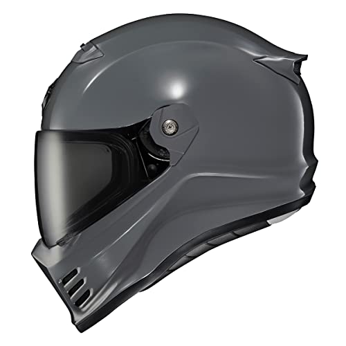 ScorpionEXO Covert FX Full Face Adult Motorcycle Helmet Street Fighter Style with Bluetooth Ready Speaker Pockets DOT ECE 22.06 Approved Unisex