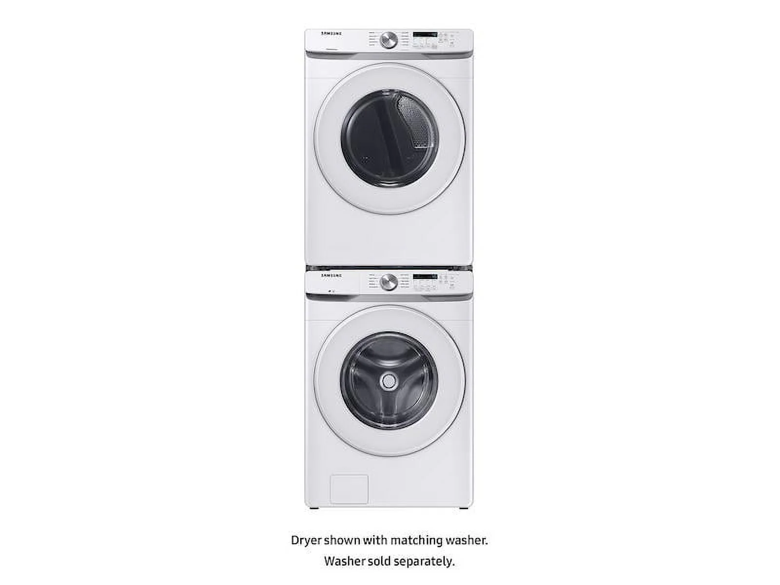 SAMSUNG DVE45T6000W 7.5 cu. ft. Electric Dryer with Sensor Dry in White