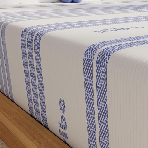 Vibe Gel Memory Foam Mattress, 12-Inch CertiPUR-US Certified Bed-in-a-Box, Queen, White