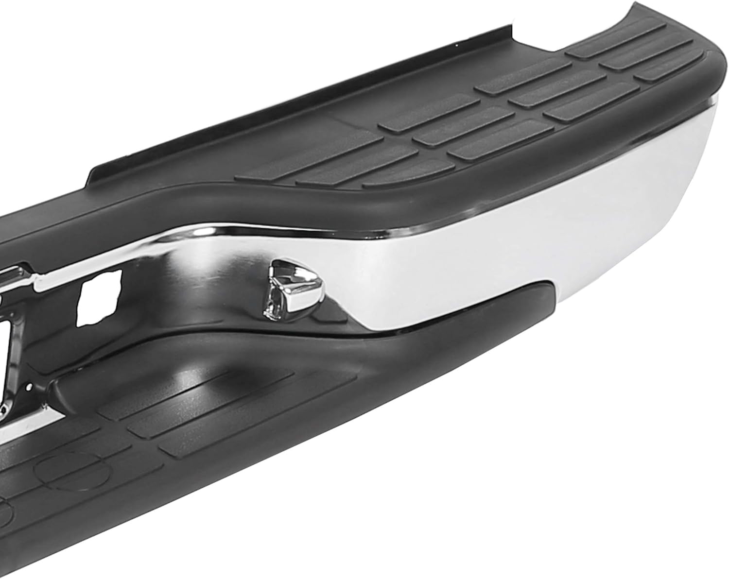 Rear Step Bumper For 1999-2007 Chevy Silverado GMC Sierra 2500 HD 3500 Truck Chrome Steel Replacement for GM1103129 12504134