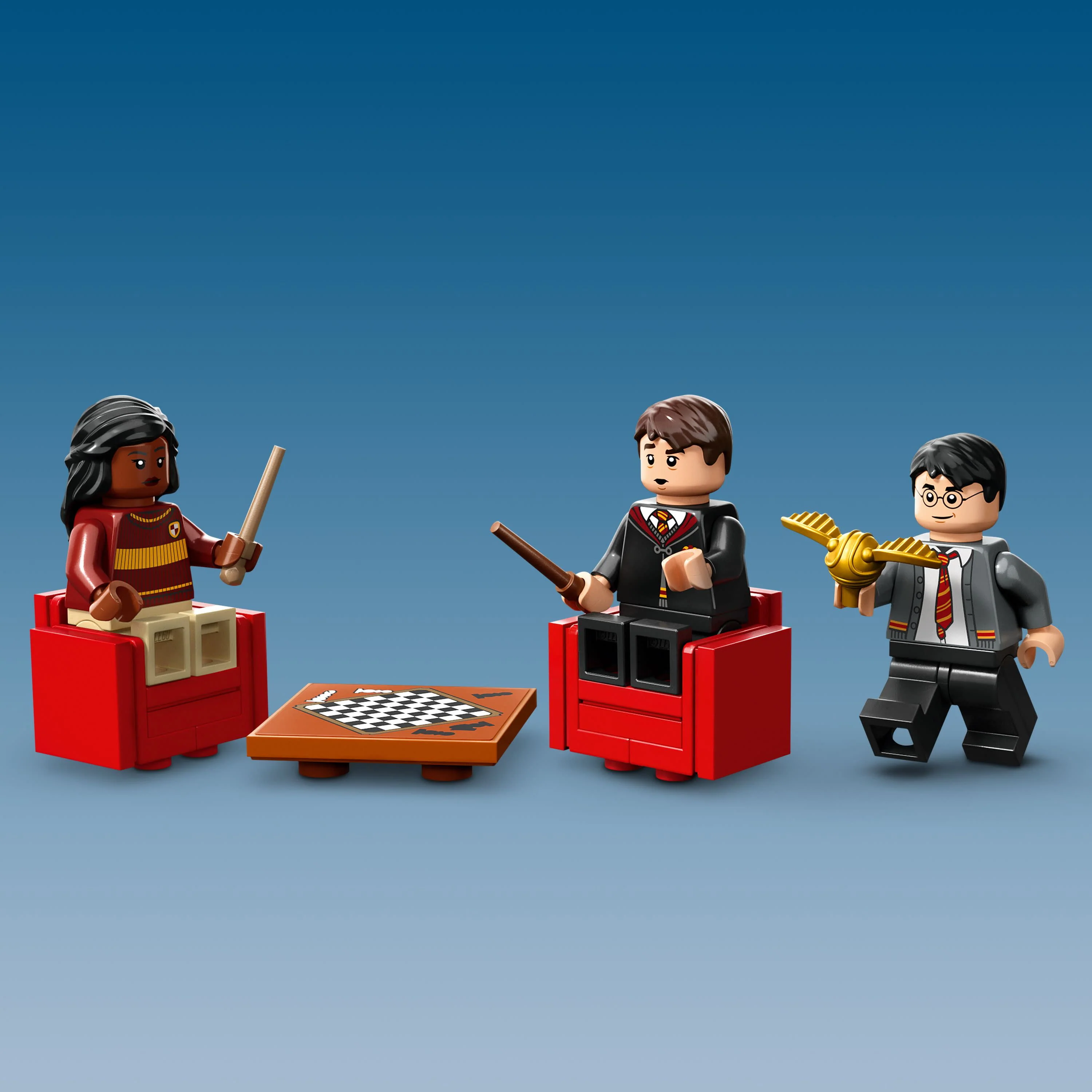 LEGO Harry Potter Gryffindor House Banner Set 76409, Hogwarts Castle Common Room Toy or Wall Display, Fold Up Travel Toy