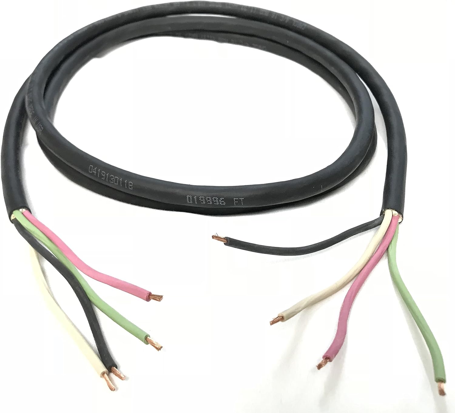 100' 10/4 SOOW Wire Cord Cable Portable Power 10 Gauge 4 Conductor