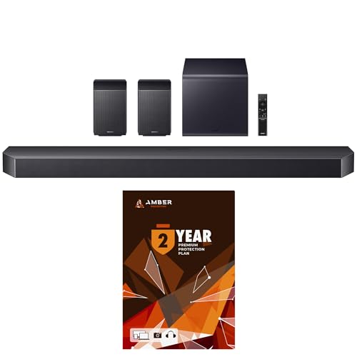 Samsung HW-S61D 5.0 Ch All-in-one Wireless Dolby Atmos Soundbar with 2 Year Amber Protection Plan (2024)