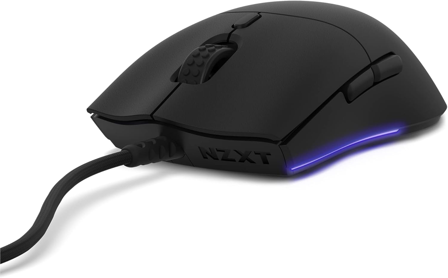 NZXT Lift - MS-1WRAX-WM - PC Gaming Mouse - Lightweight Ambidextrous Mouse - High-end PixArt 3389 Optical Sensor - 16k Resolution - RGB Lighting