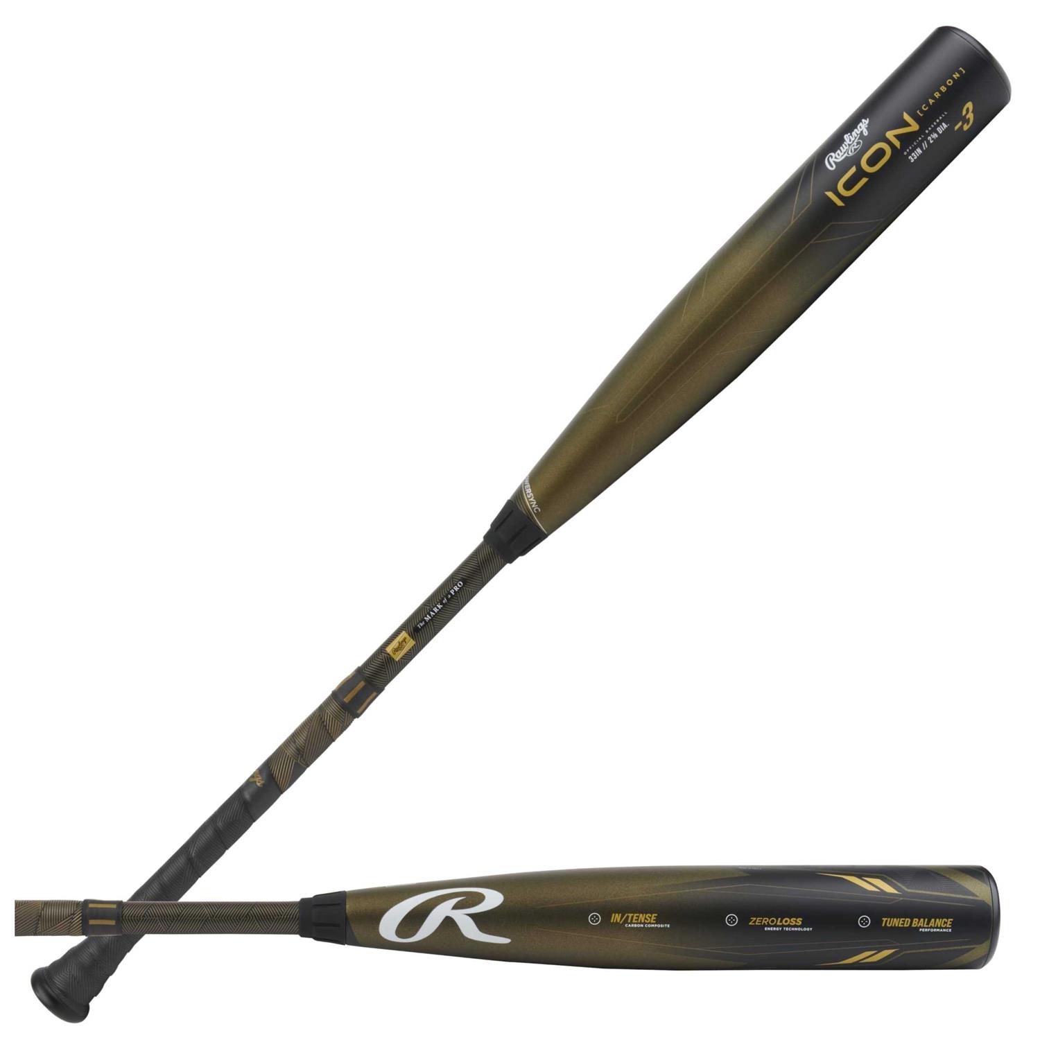 2023 Rawlings Icon BBCOR -3 Baseball Bat - Sports Supplies Online Store