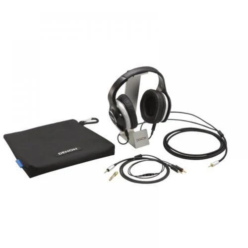 Denon Sealed Overhead Headphone AH-D600EM Recable High-Res Black