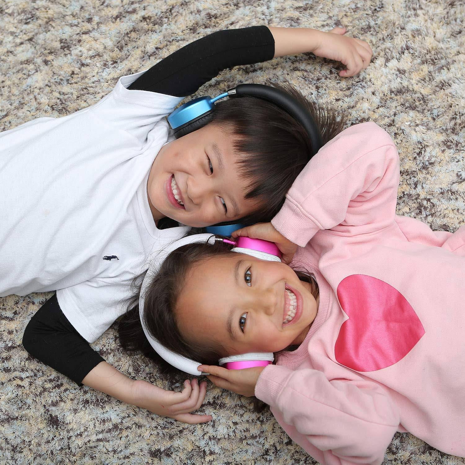 PuroQuiet Over-Ear Active Noise Cancelling Headphones (Pink)