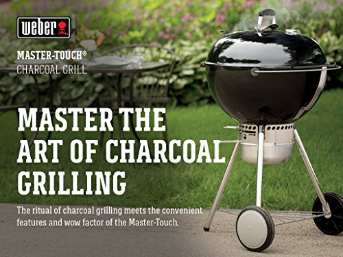 Weber Master-Touch 22" Charcoal Grill, Smoke